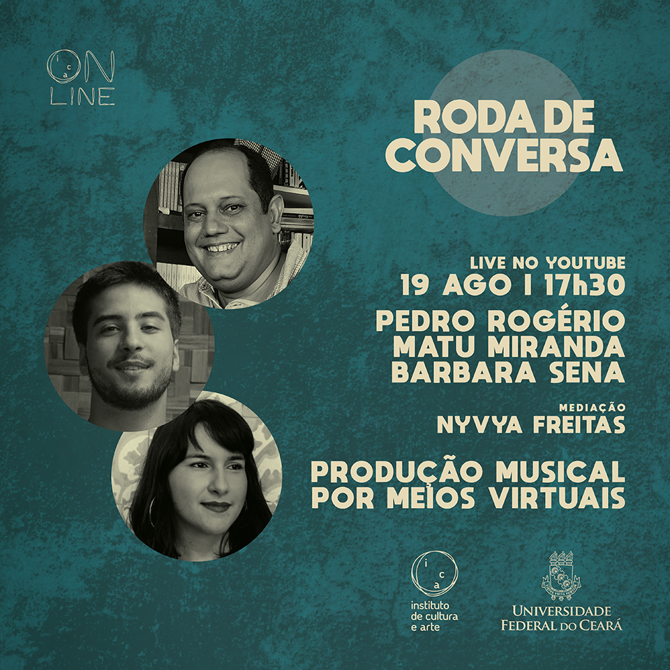 Roda de Conversa do ICA discute produção musical por meios virtuais